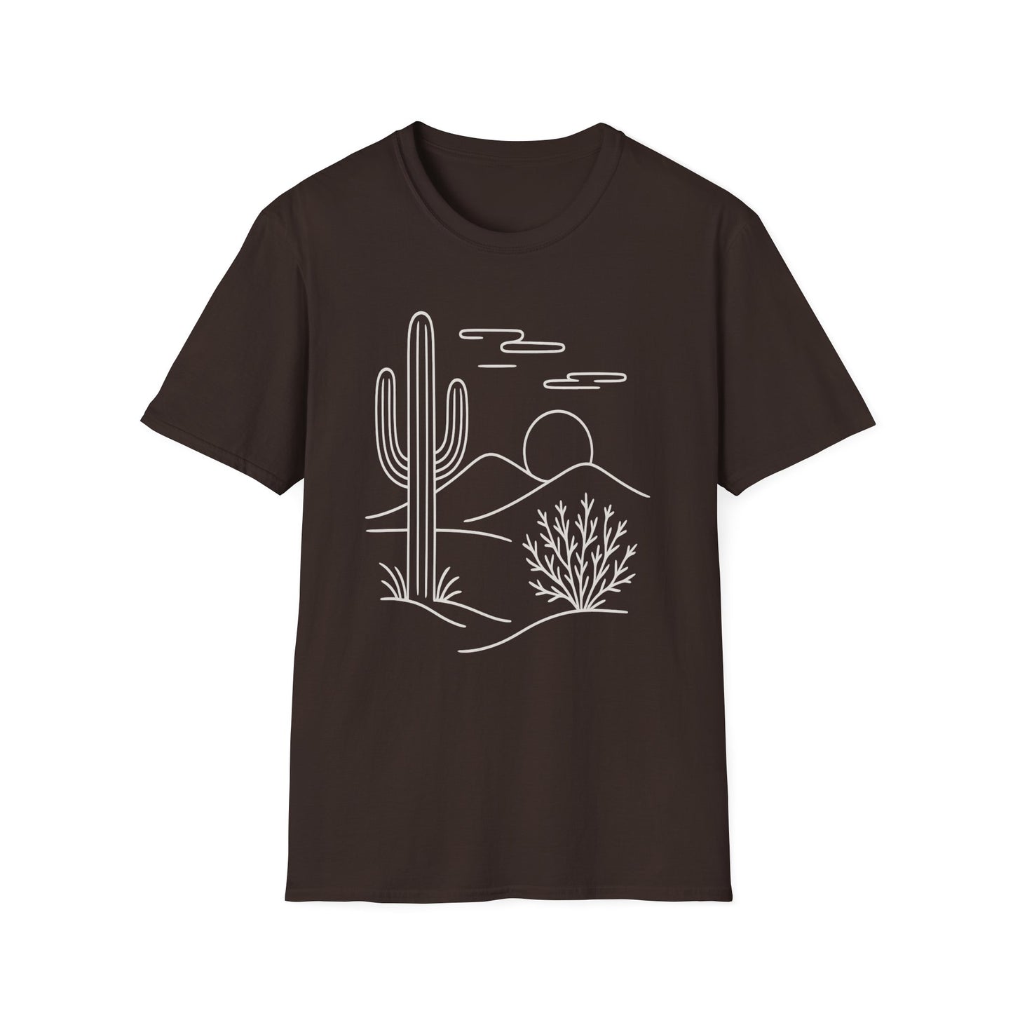 Desert Landscape Minimalist T-Shirt