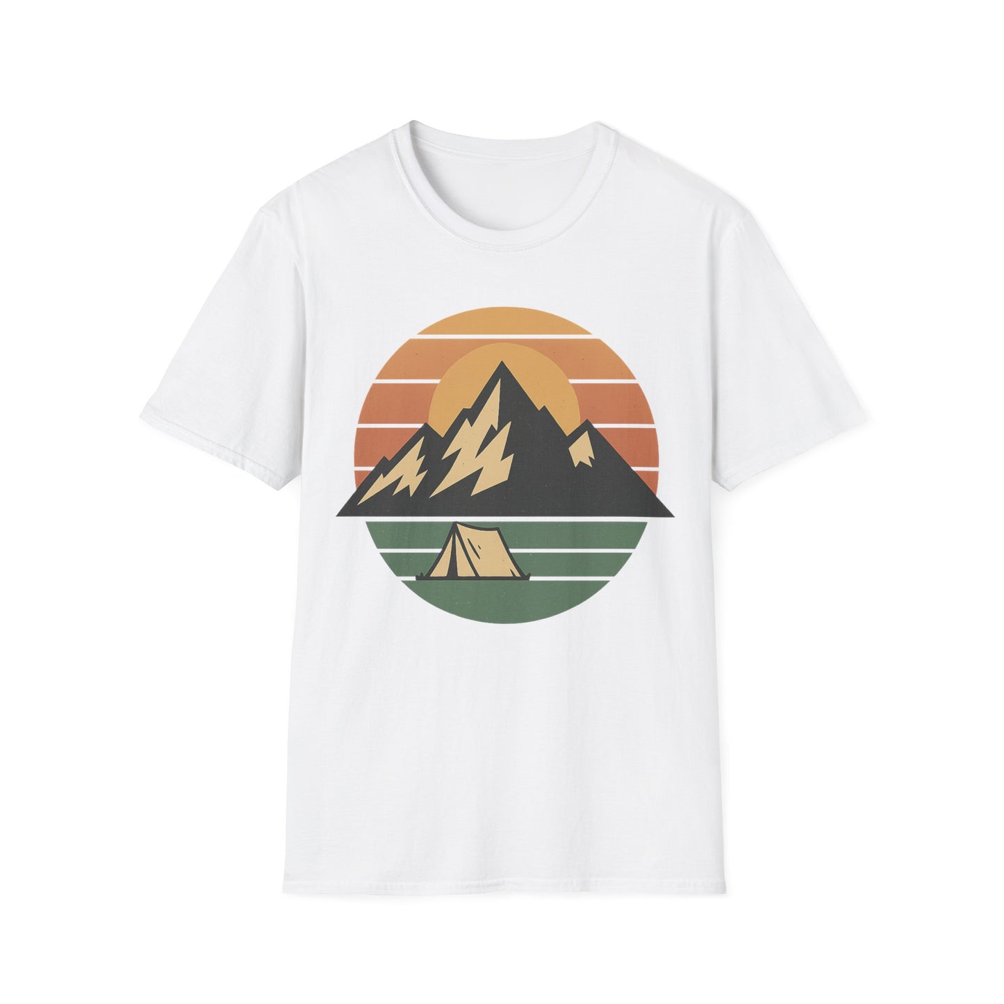 Camping Adventure Sunset T-Shirt