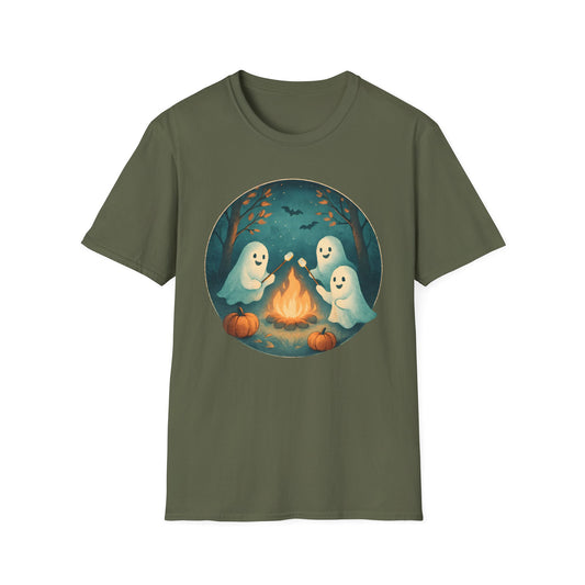 Cozy Ghosts By Campfire T-Shirt