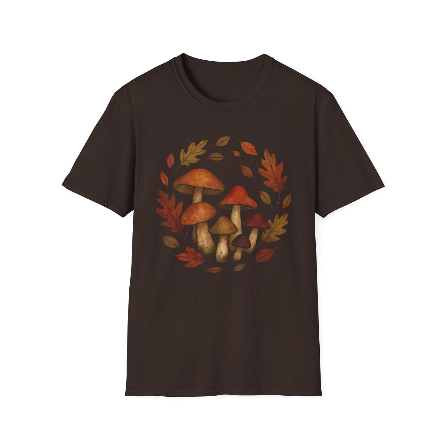 Autumn Leaves And Mushrooms T-Shirt