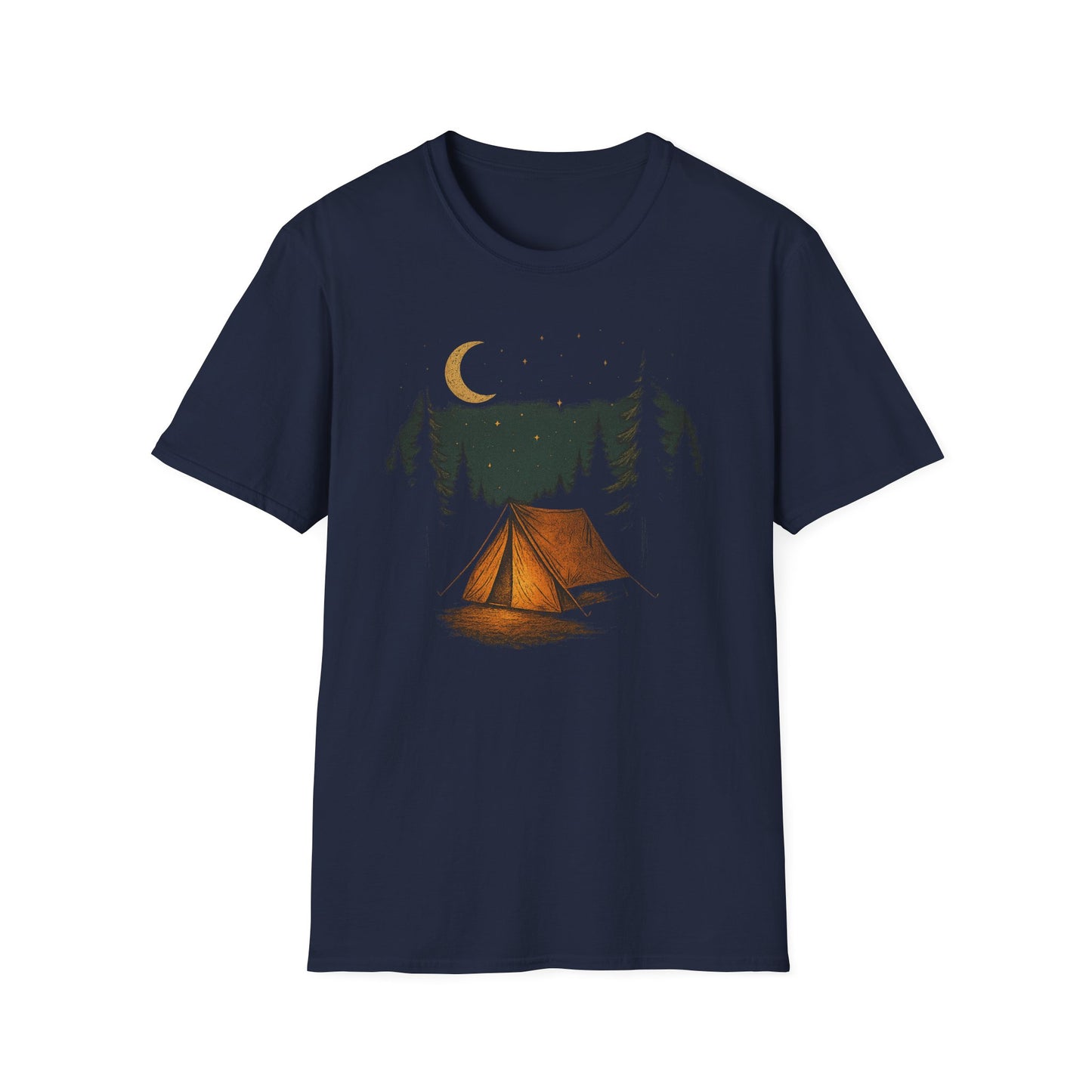 Camping Tent Night Sky T-Shirt