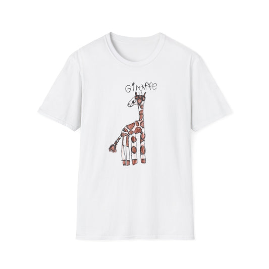 Child's Drawing Giraffe T-Shirt