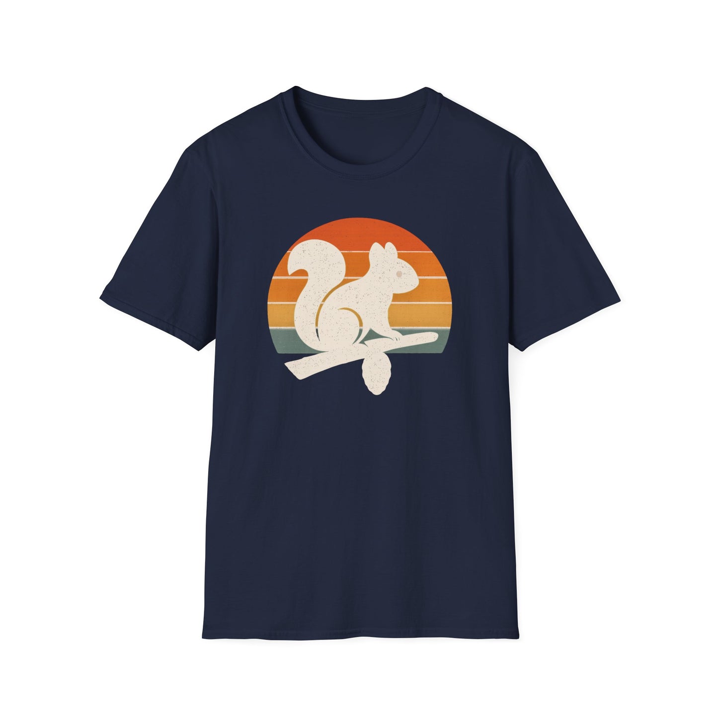 Retro Squirrel Silhouette T-Shirt