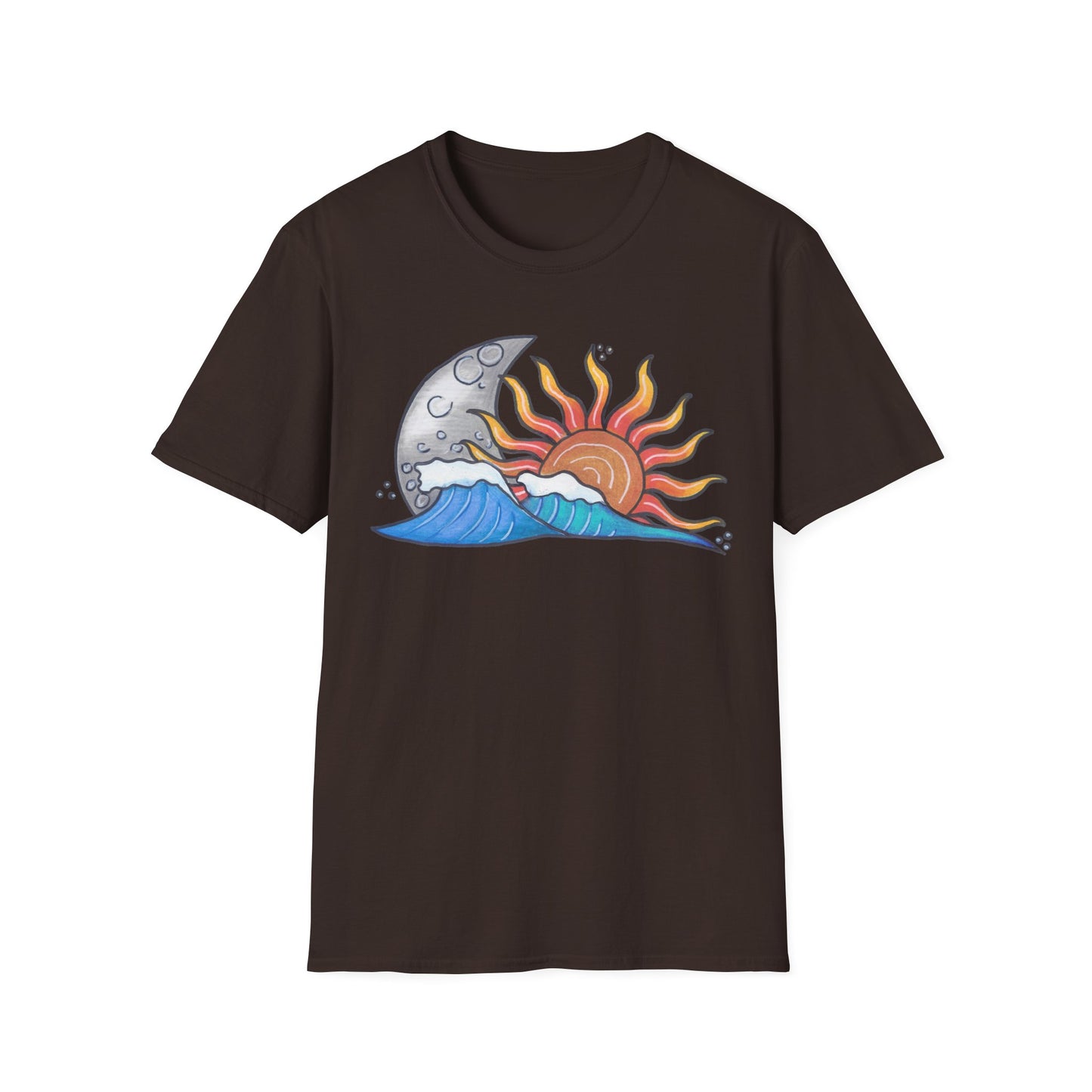 Sun Moon Tidal T-Shirt