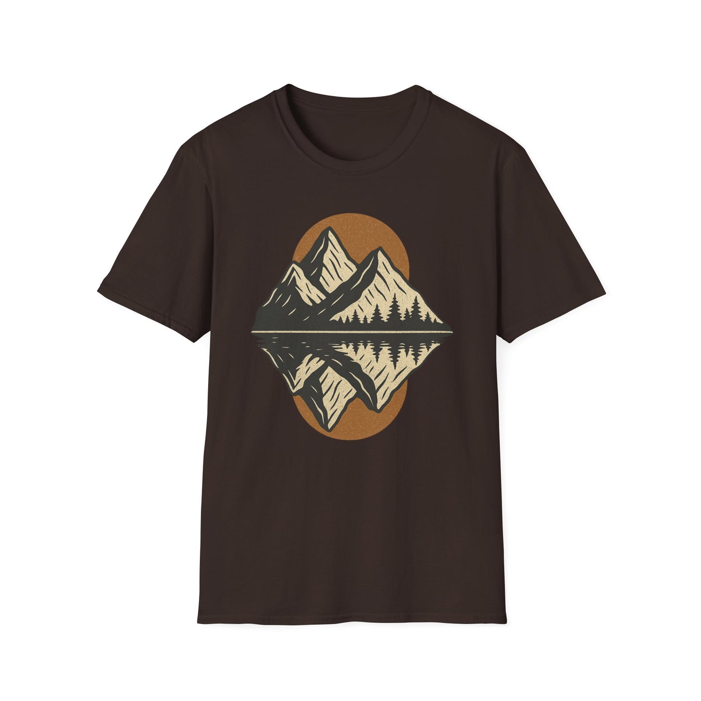 Mountains Mirrored Reflection T-Shirt