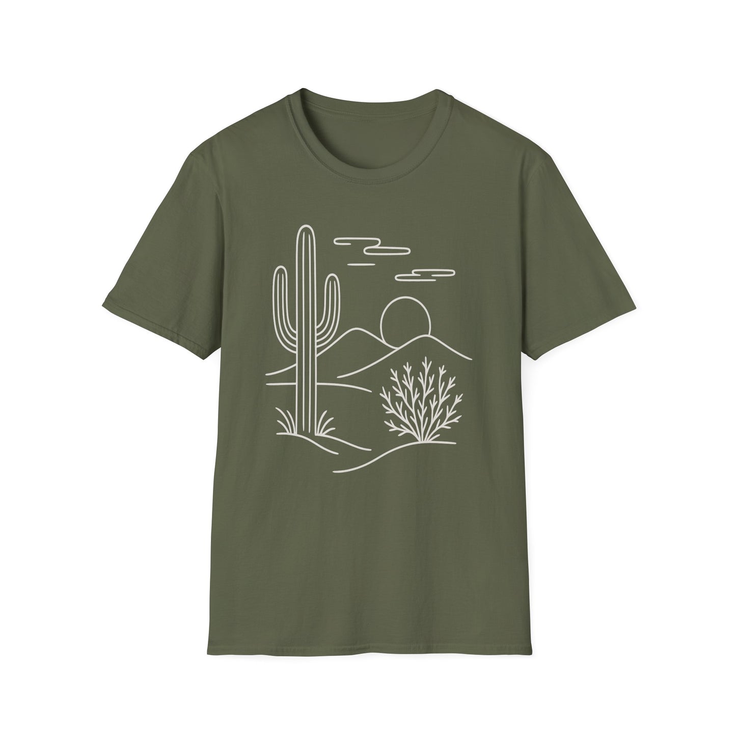 Desert Landscape Minimalist T-Shirt