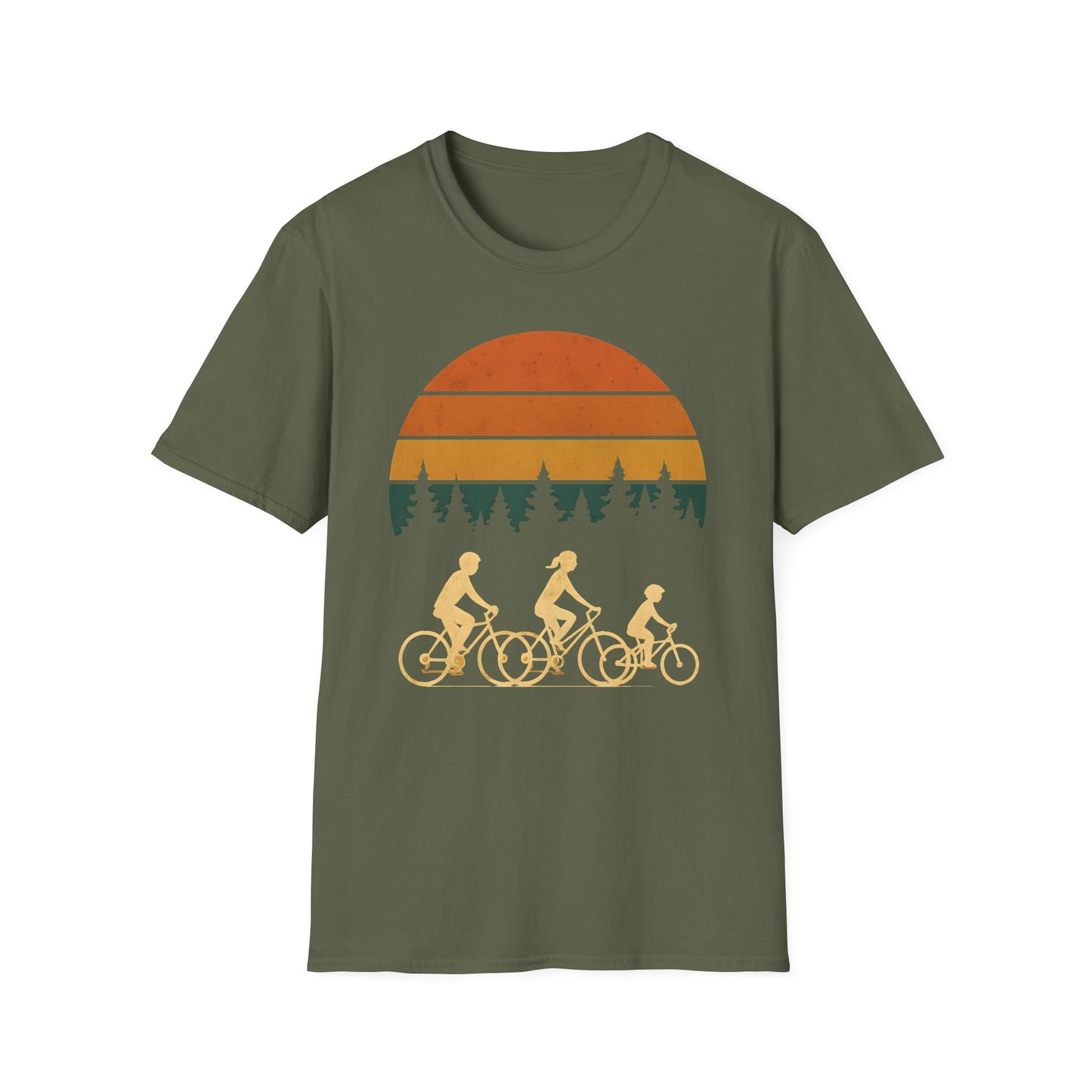 Family Cycling Silhouette T-Shirt