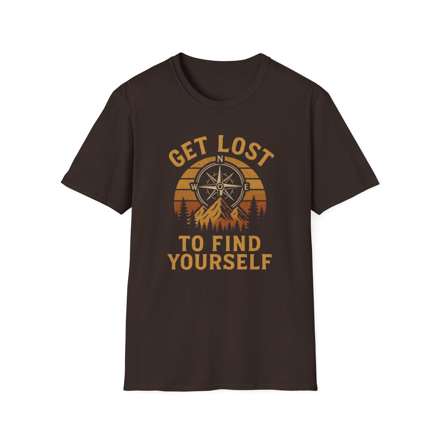 Get Lost To Find Yourself Compass T-Shirt