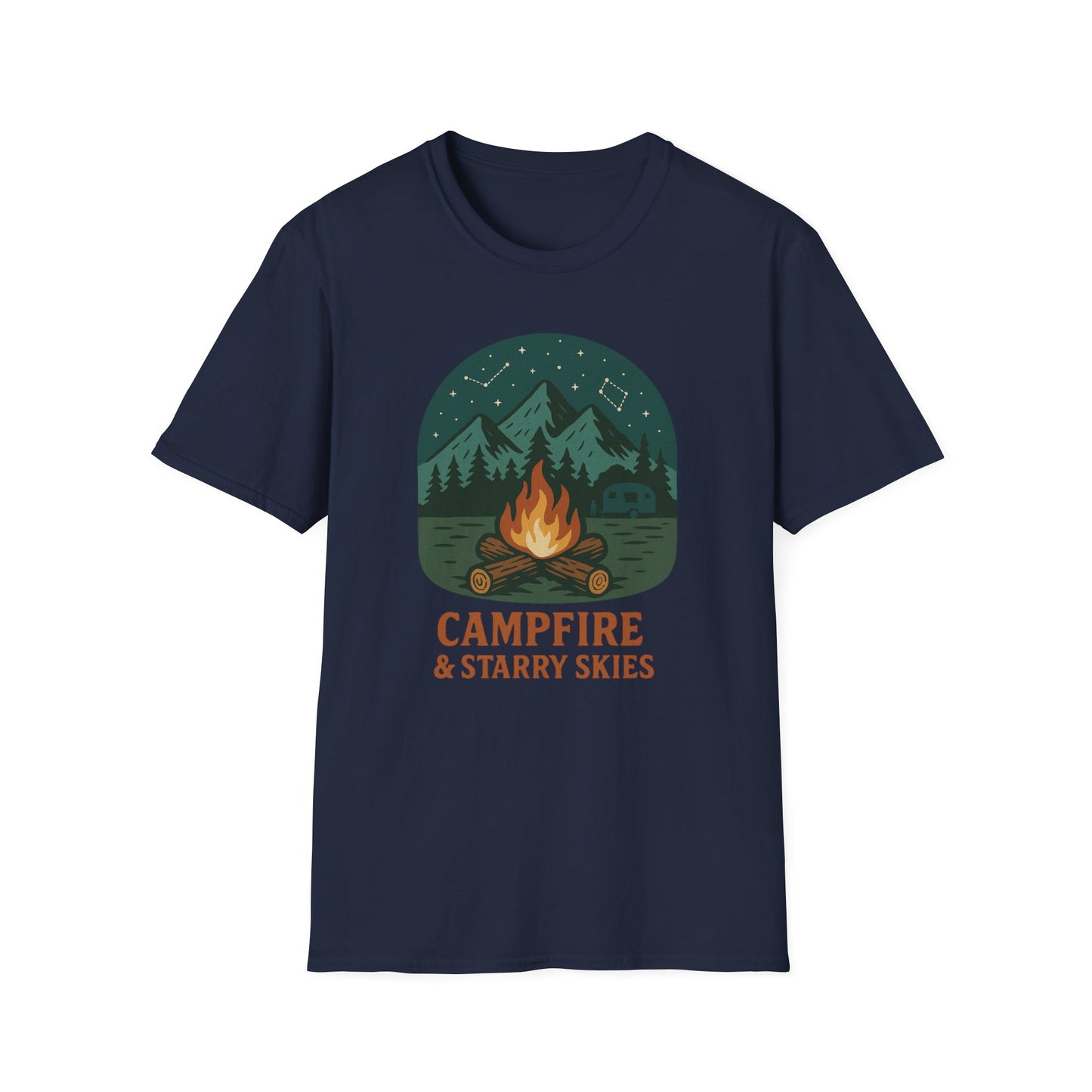 Campfire & Starry Skies T-Shirt