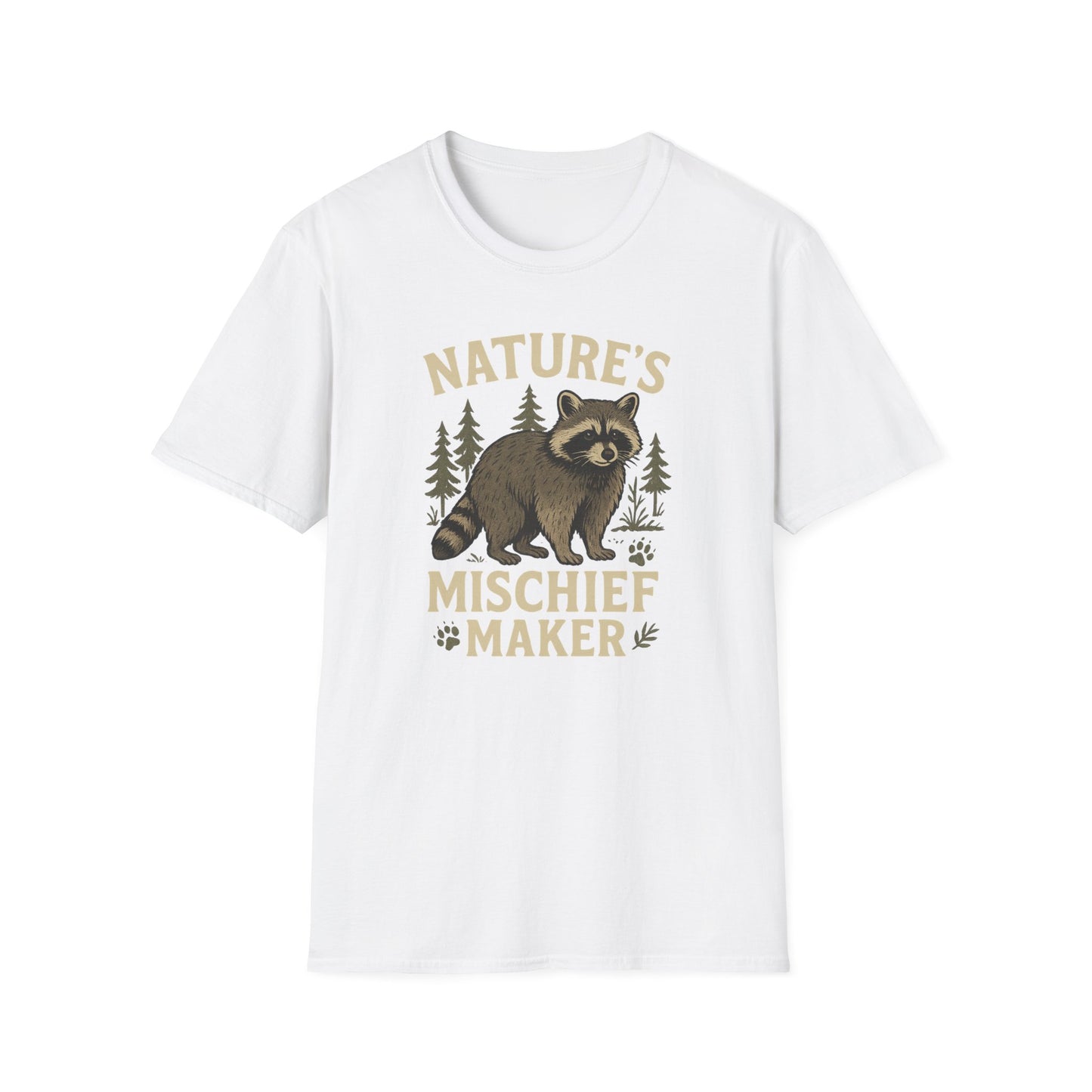 Raccoon Nature's Mischief Maker T-Shirt