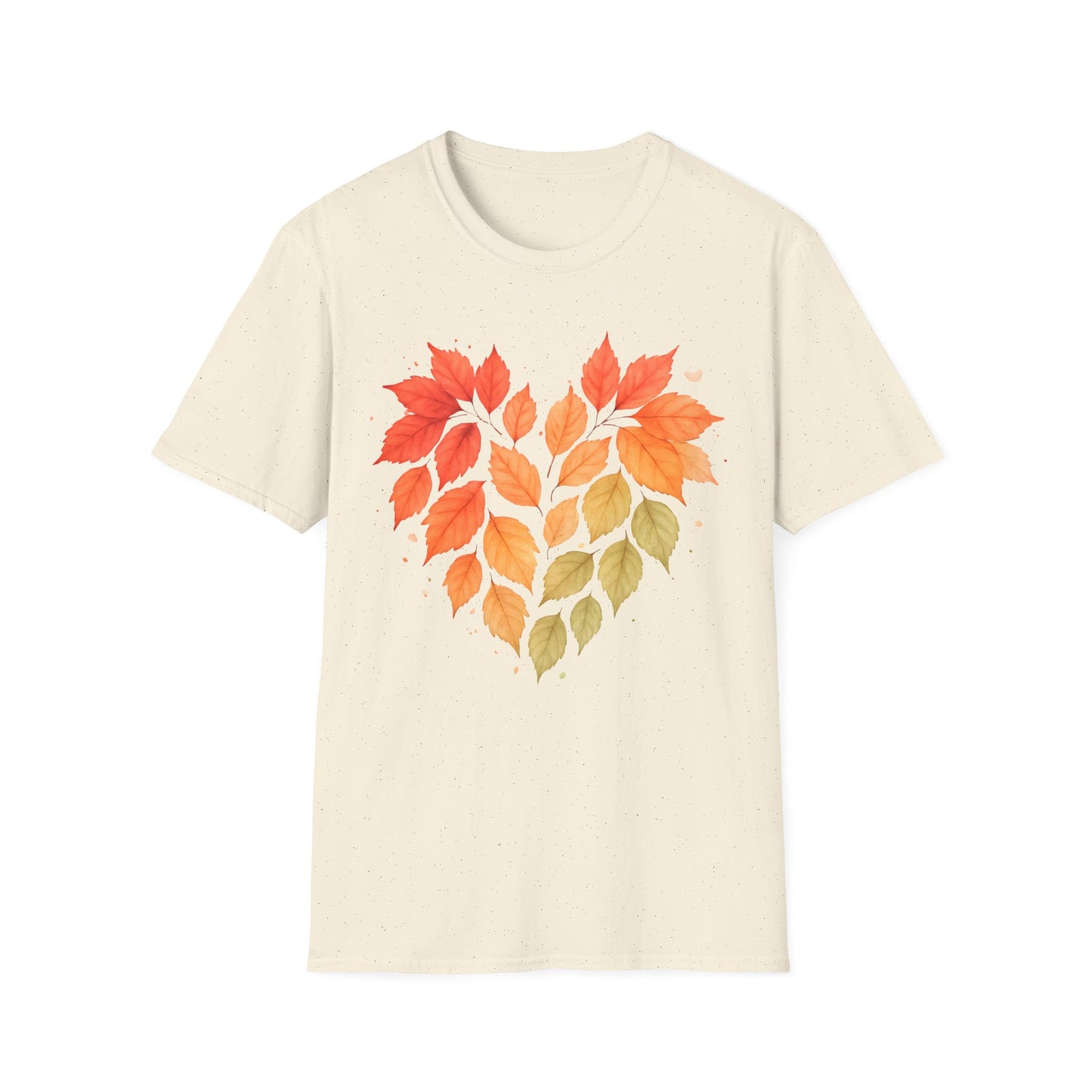 Autumn Heart Leaves T-Shirt