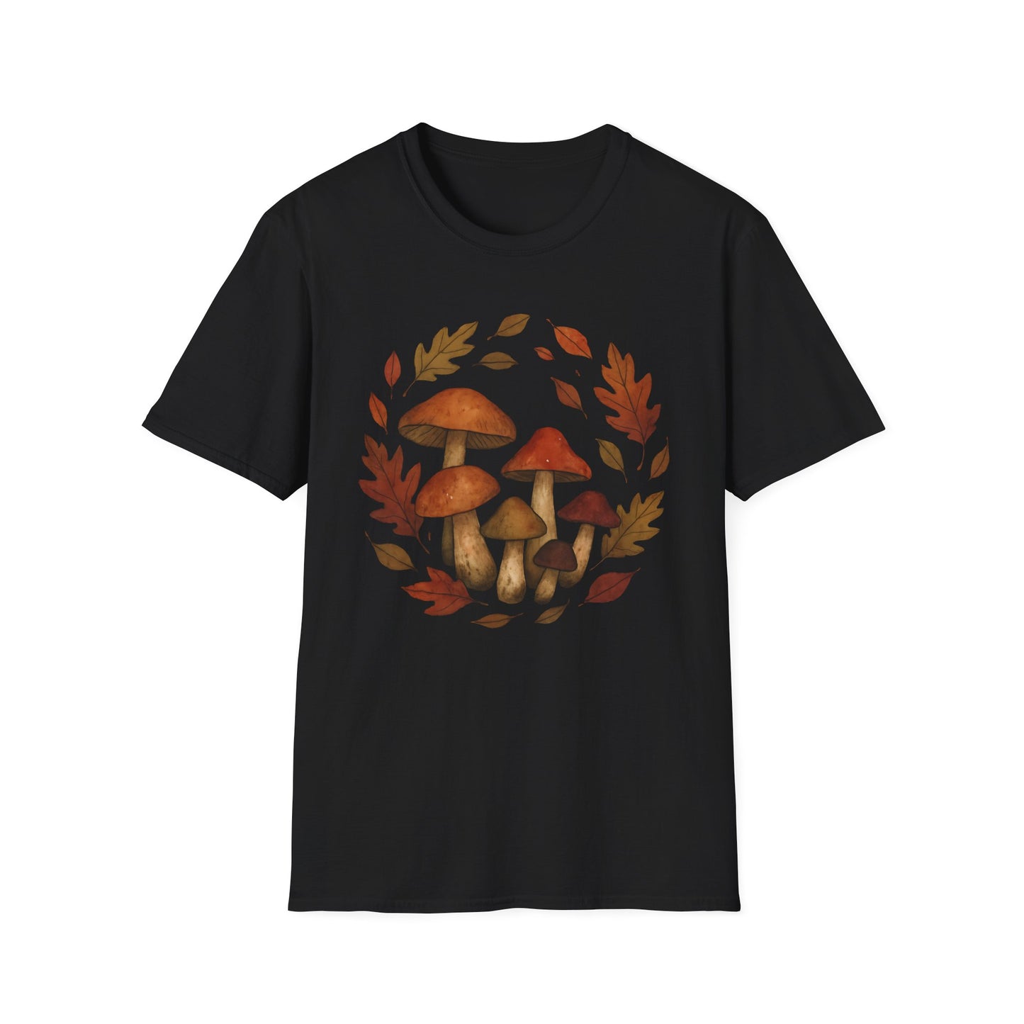 Autumn Leaves And Mushrooms T-Shirt