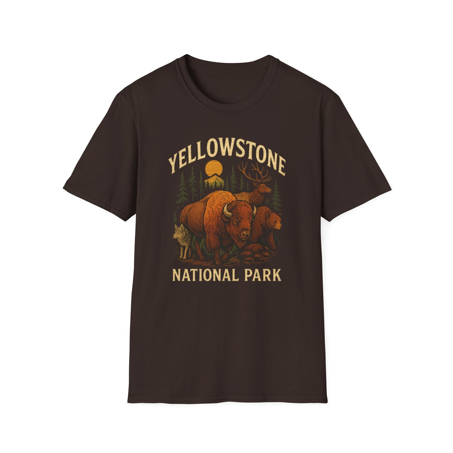 Yellowstone National Park Bison T-Shirt