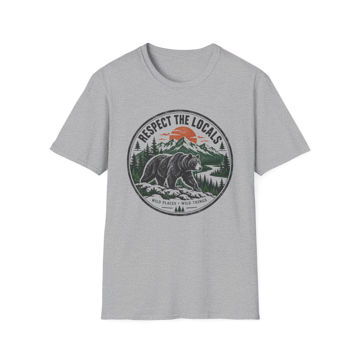 Respect the Locals Bear T-Shirt