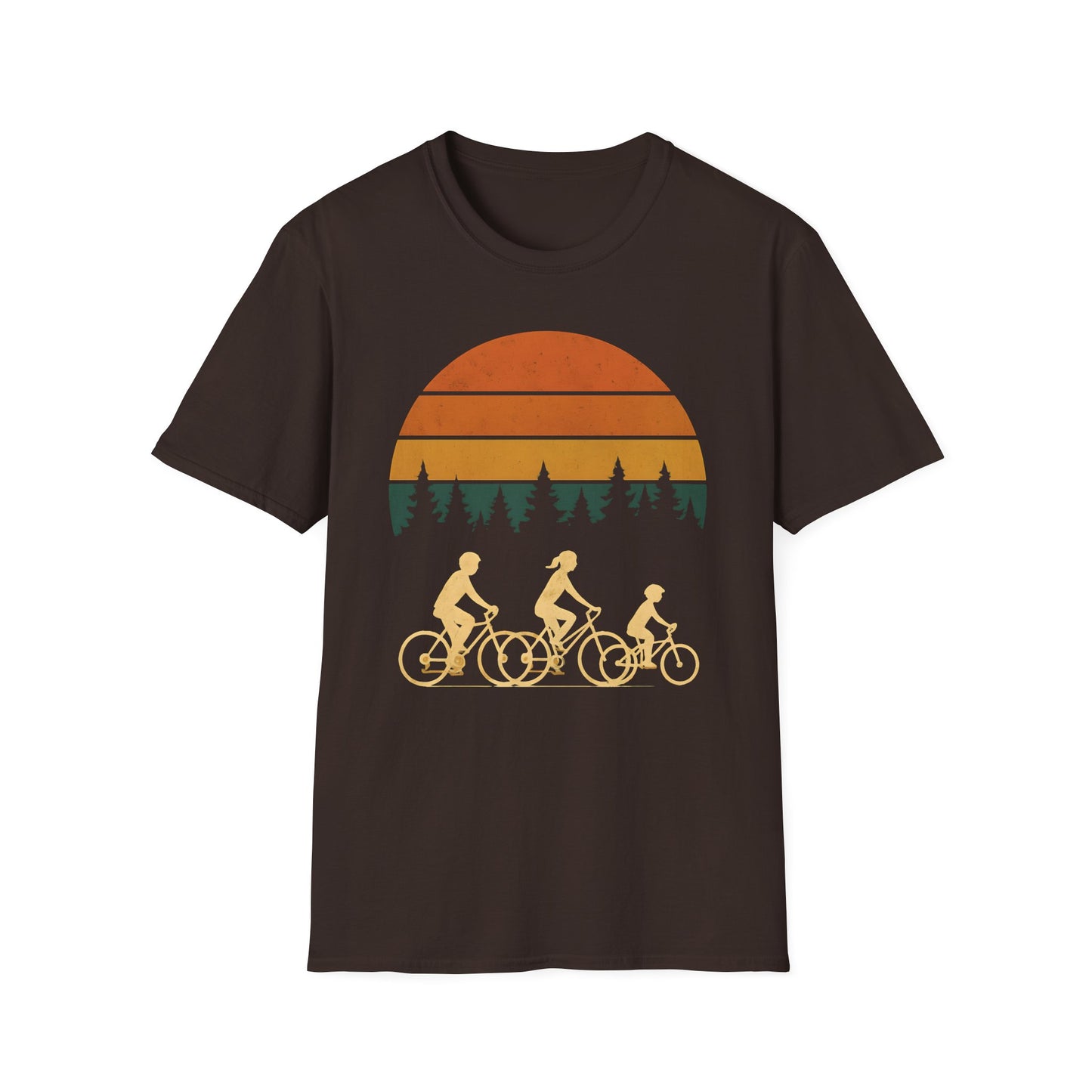 Family Cycling Silhouette T-Shirt