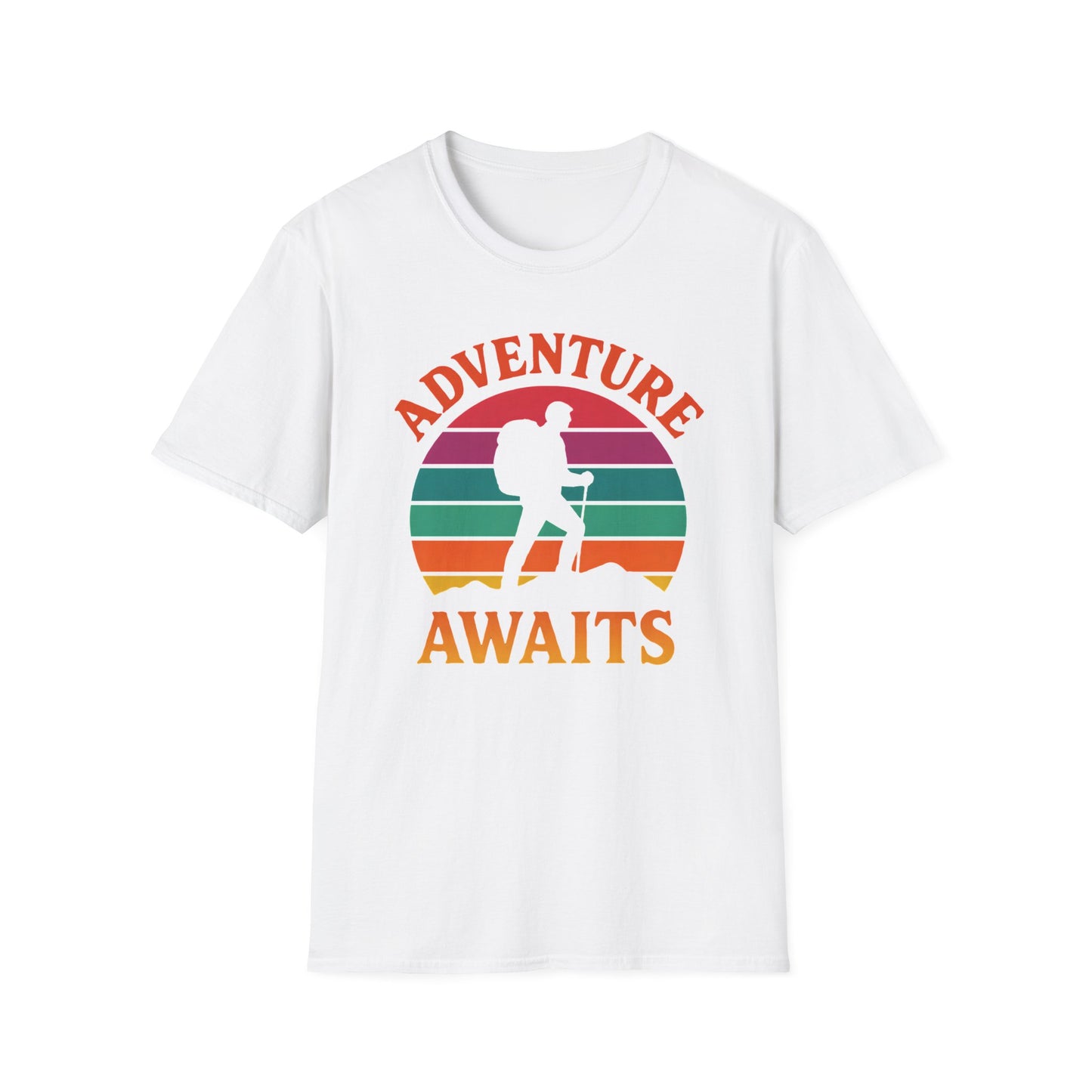 Adventure Awaits Sunset T-Shirt