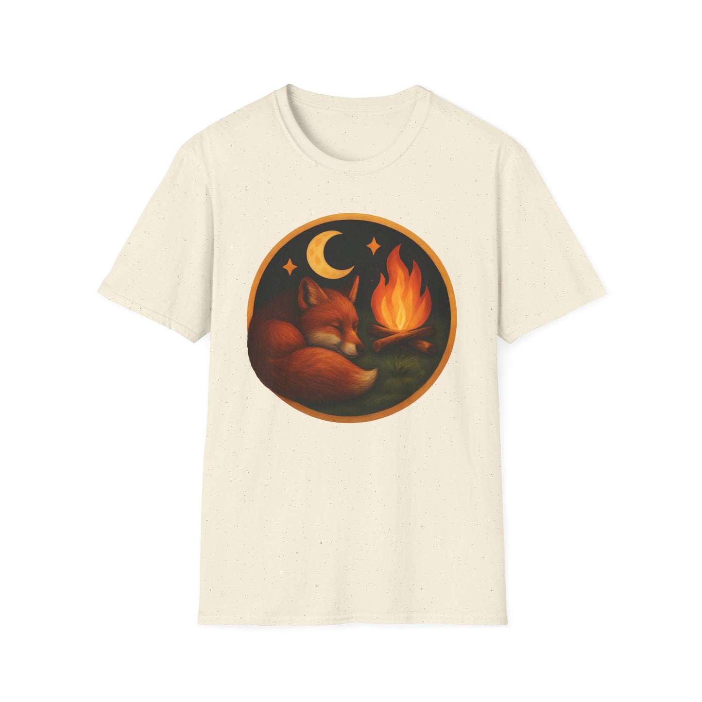 Cozy Fox By Campfire T-Shirt