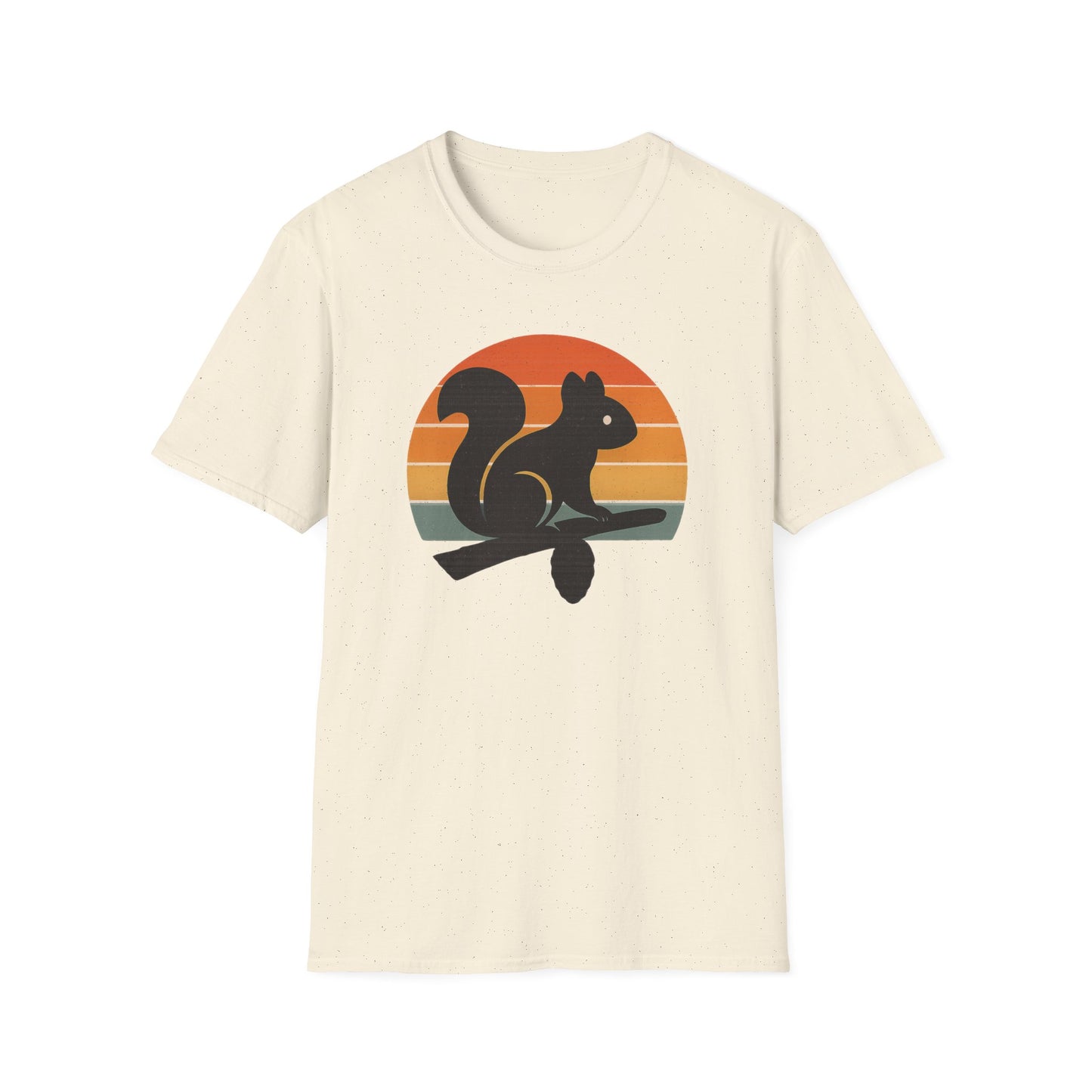 Retro Squirrel Silhouette T-Shirt