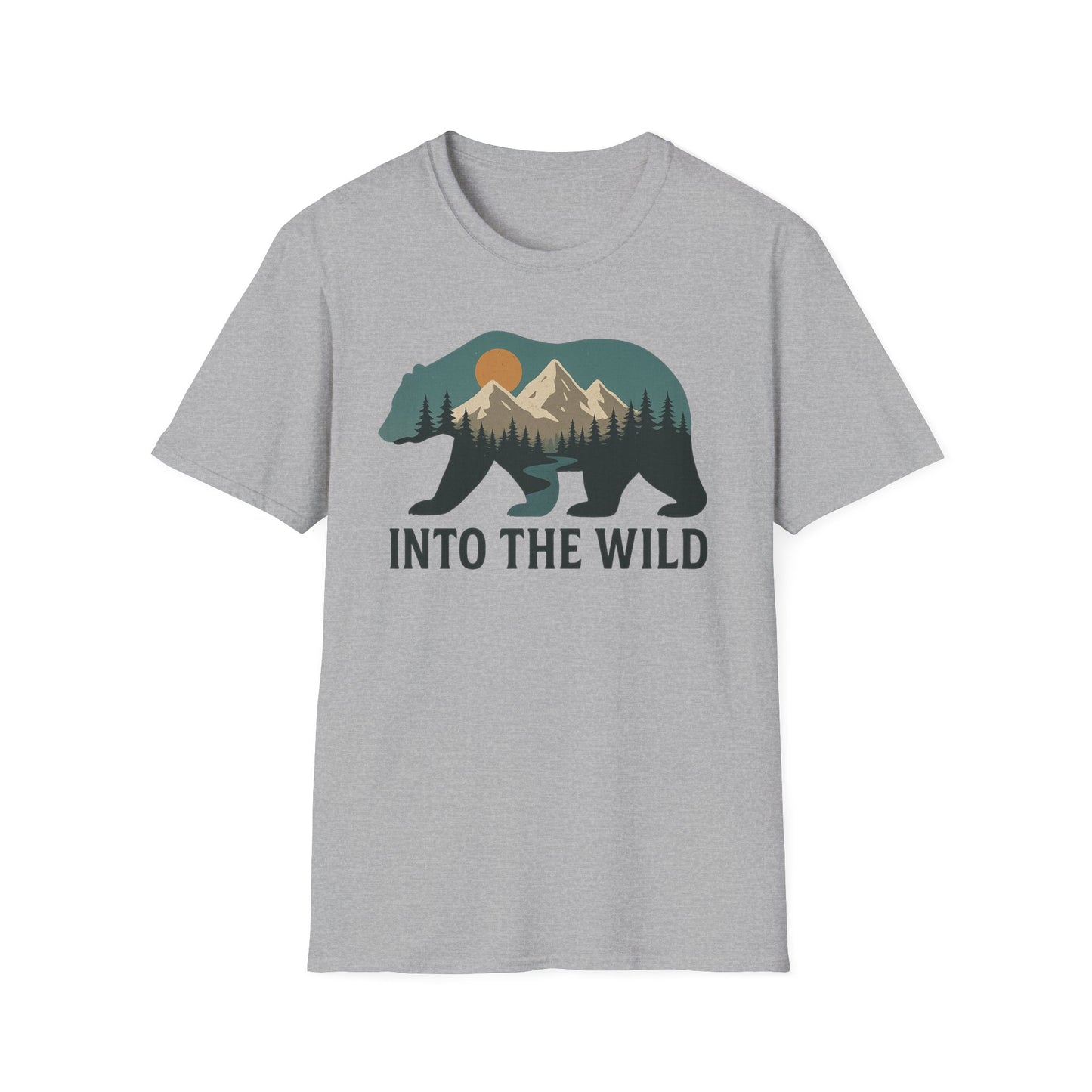 Bear Silhouette Into The Wild T-Shirt