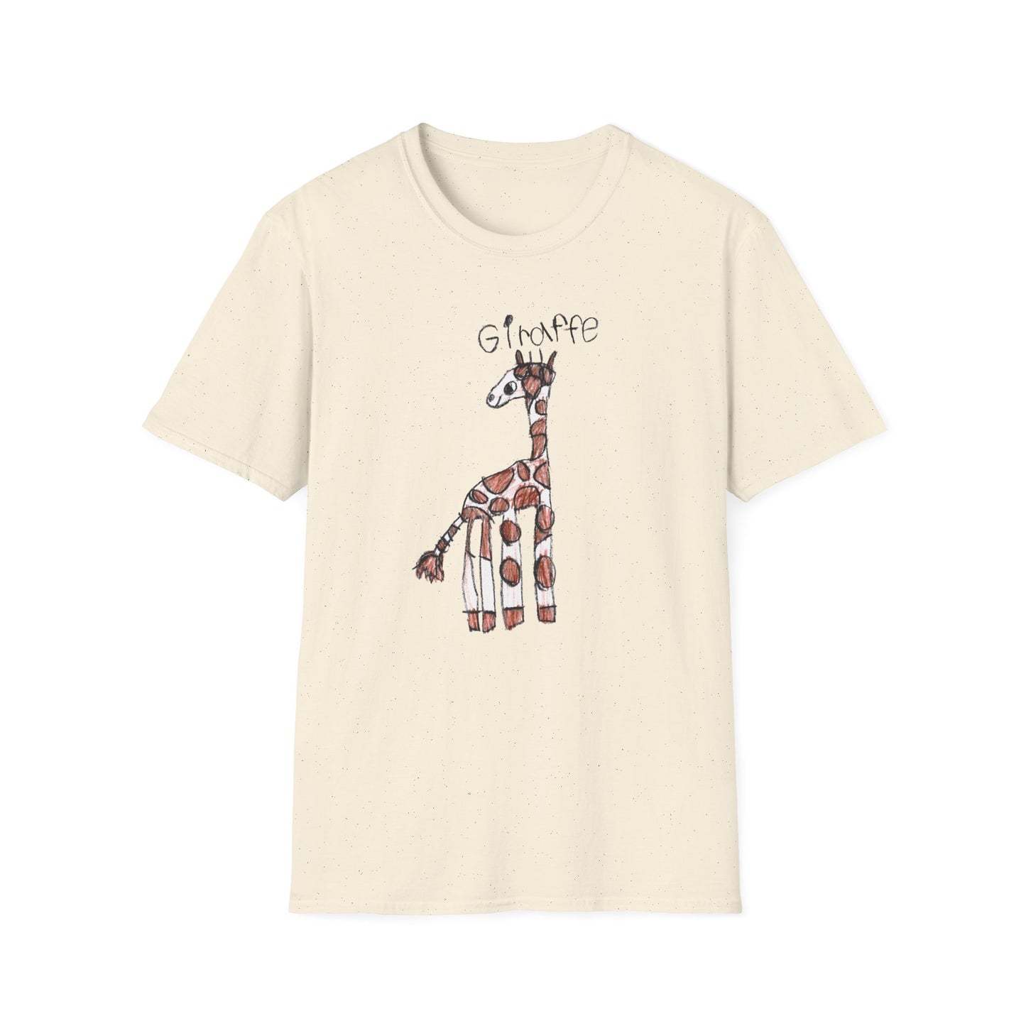 Child's Drawing Giraffe T-Shirt