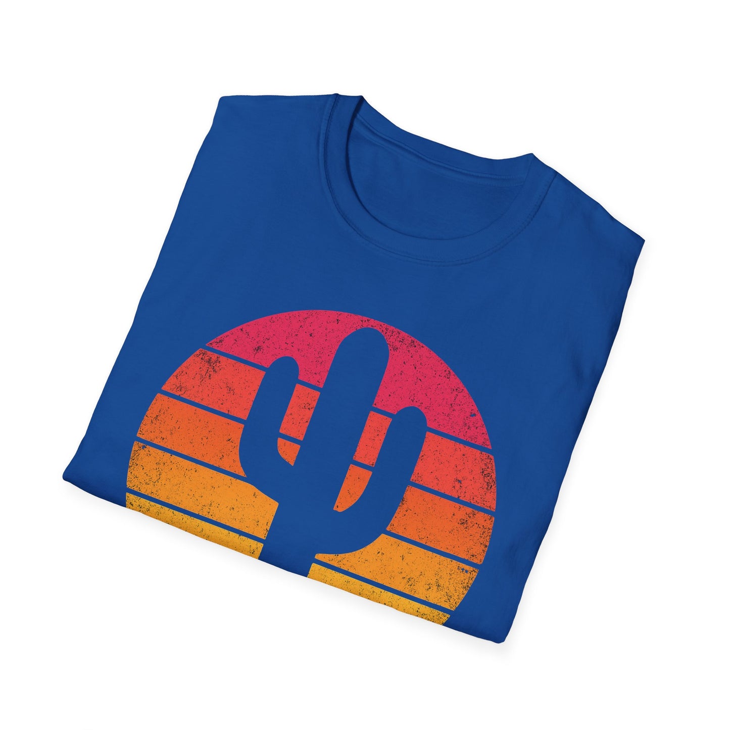 Retro Sunset Cactus Silhouette T-Shirt