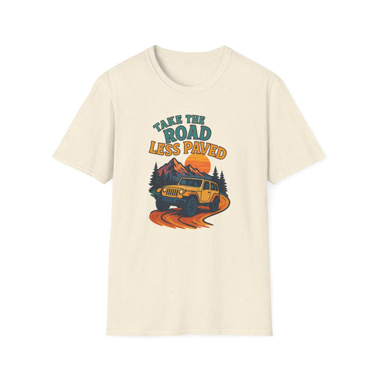 Take The Road Less Paved Colorful T-Shirt