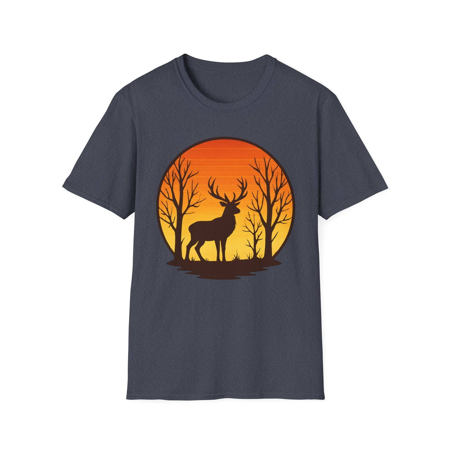 Deer At Dusk Silhouette T-Shirt