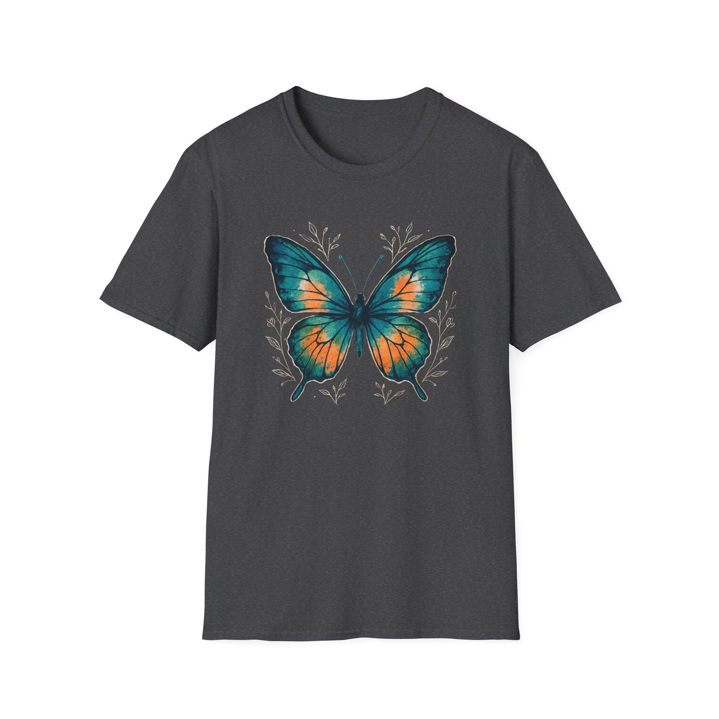 Butterfly Floral Art T-Shirt