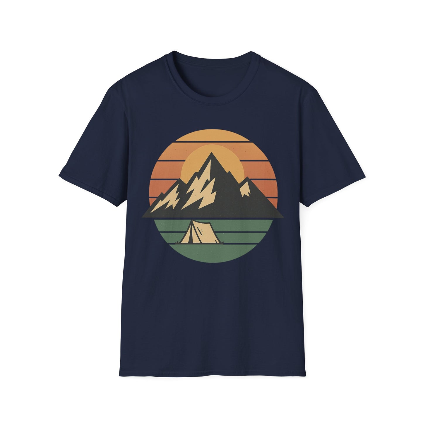 Camping Adventure Sunset T-Shirt