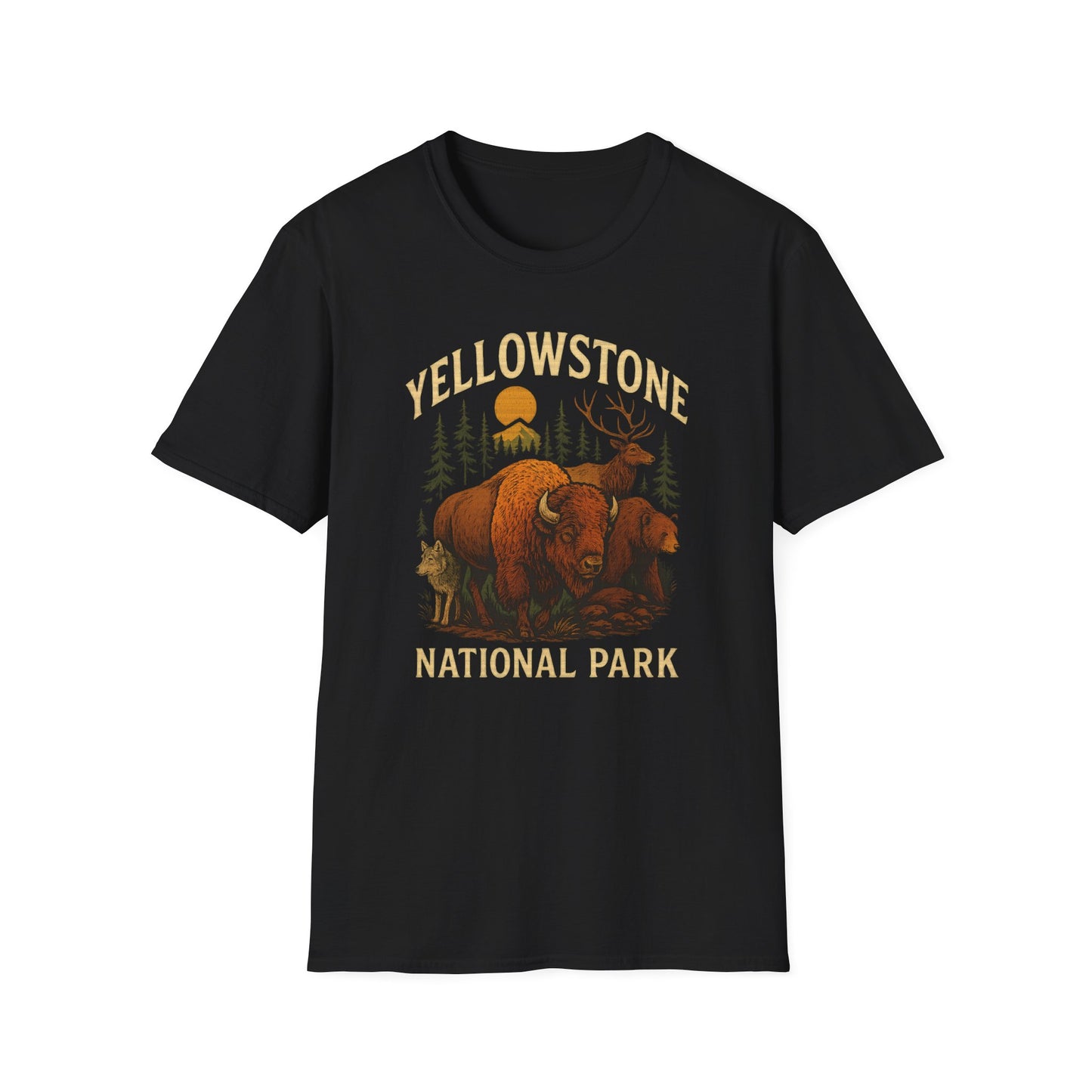 Yellowstone National Park Bison T-Shirt