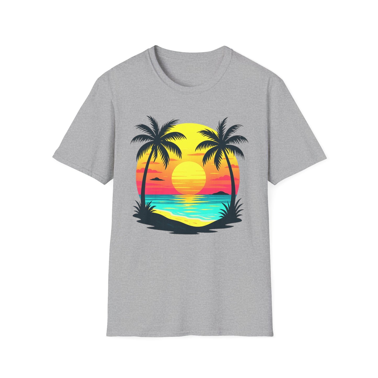 Tropical Beach Sunset T-Shirt