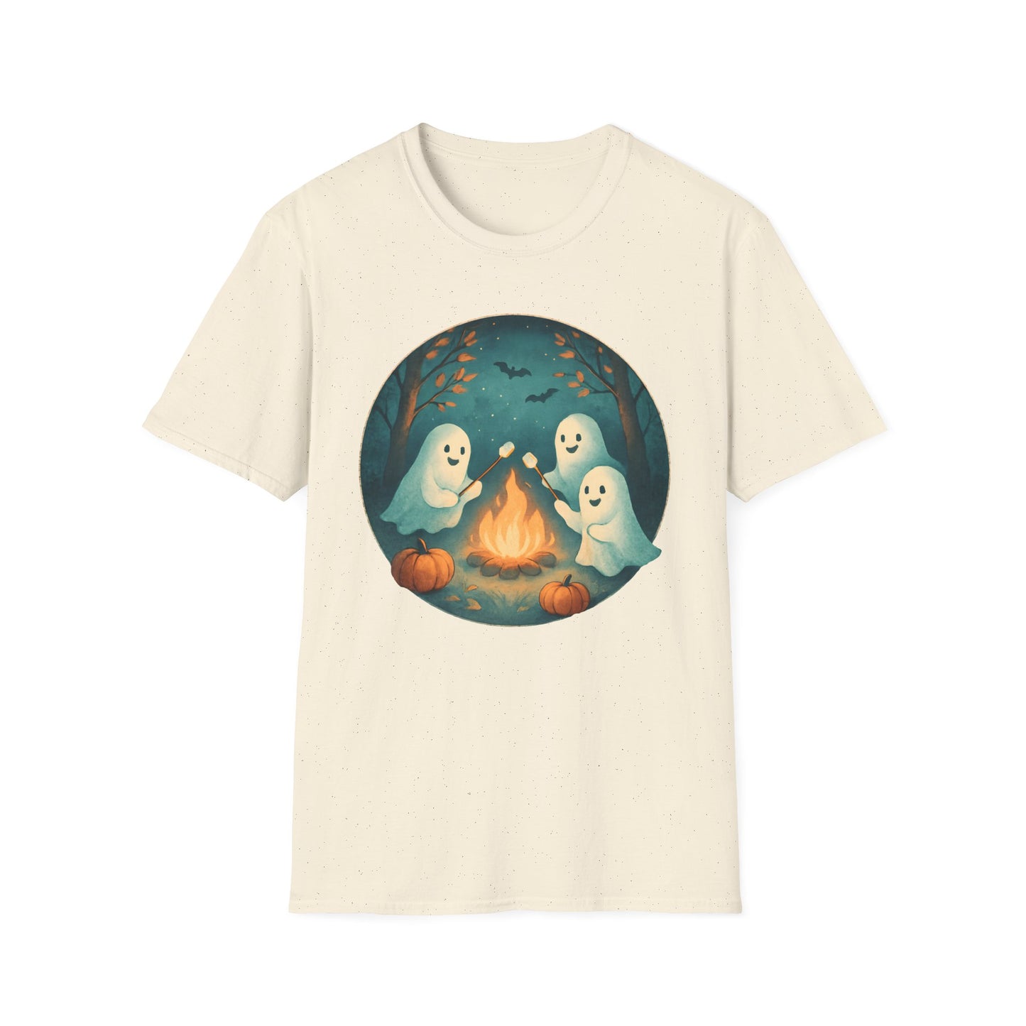 Cozy Ghosts By Campfire T-Shirt