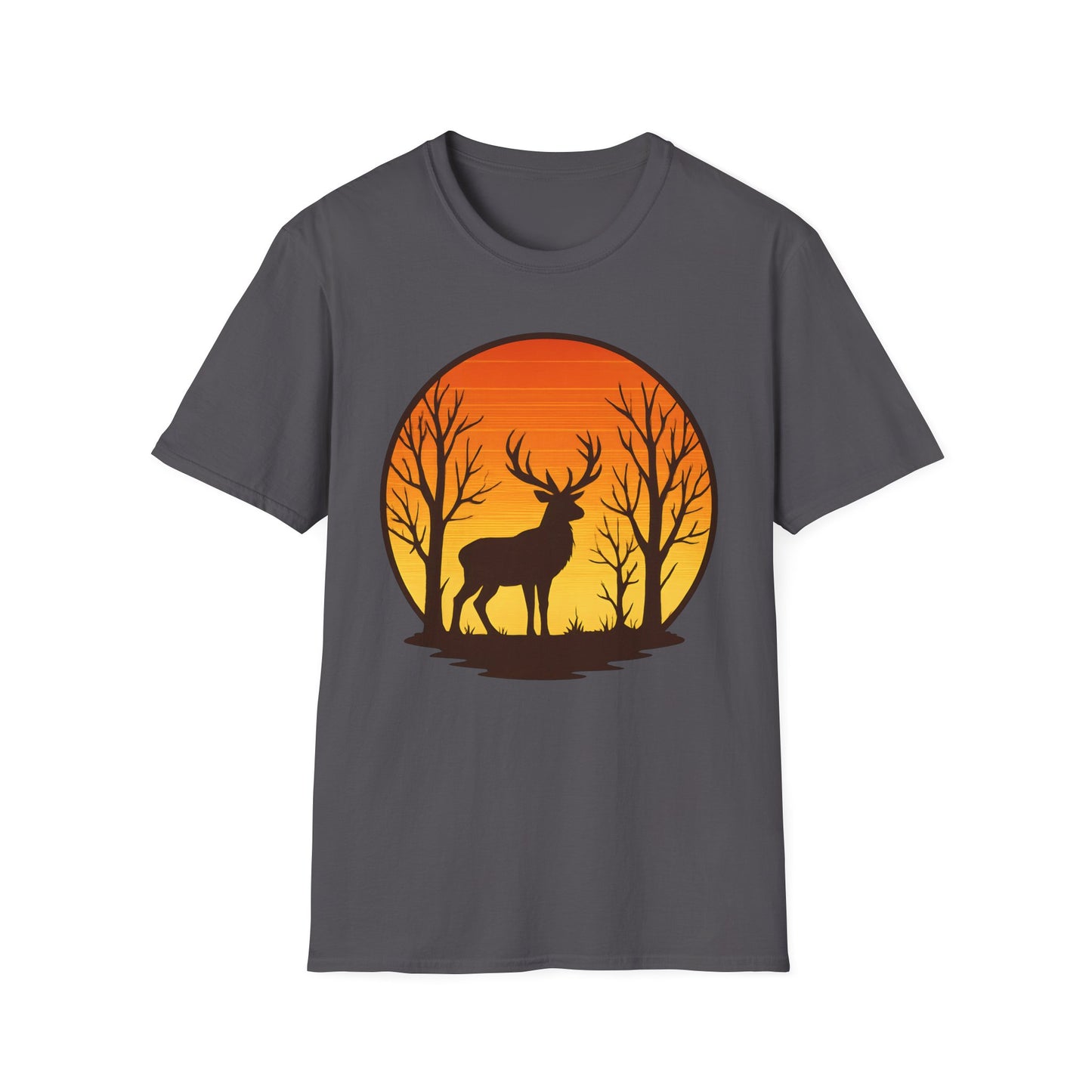 Deer At Dusk Silhouette T-Shirt