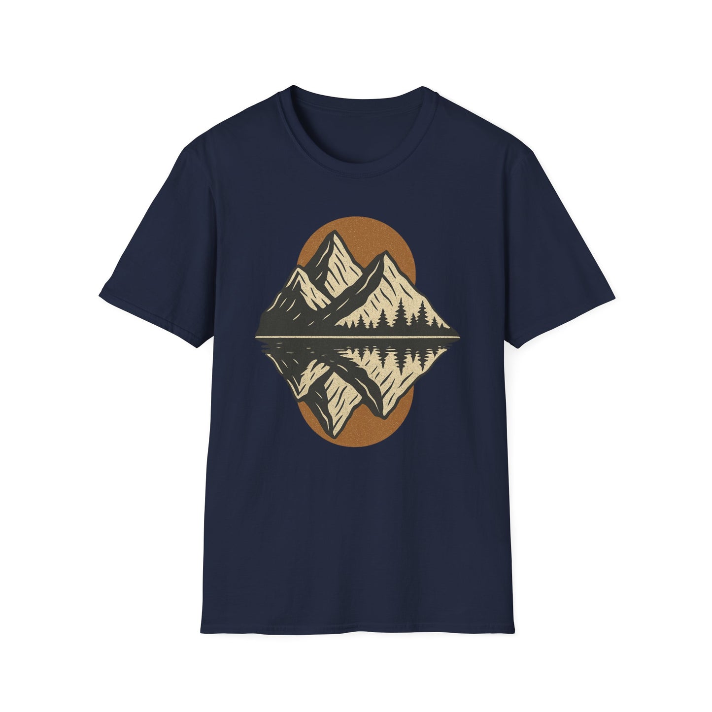 Mountains Mirrored Reflection T-Shirt