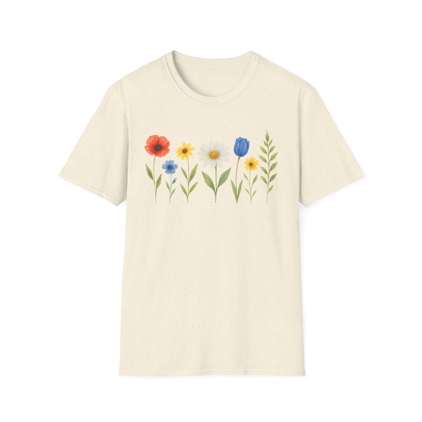 Wildflowers In Row T-Shirt