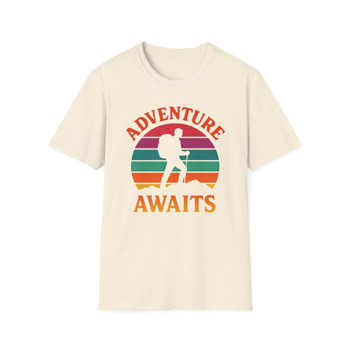 Adventure Awaits Sunset T-Shirt