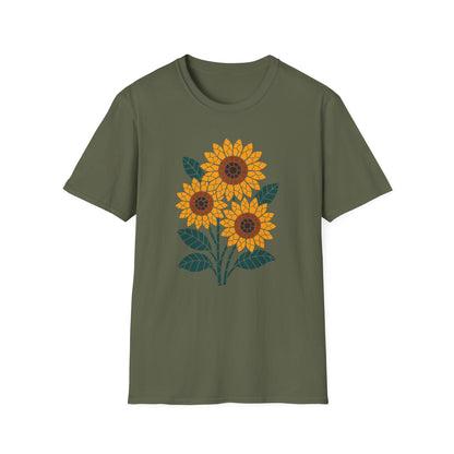 Sunflowers Mosaic T-Shirt