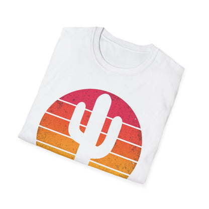 Retro Sunset Cactus Silhouette T-Shirt