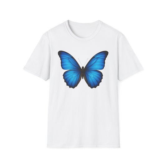 Vibrant Blue Butterfly T-Shirt