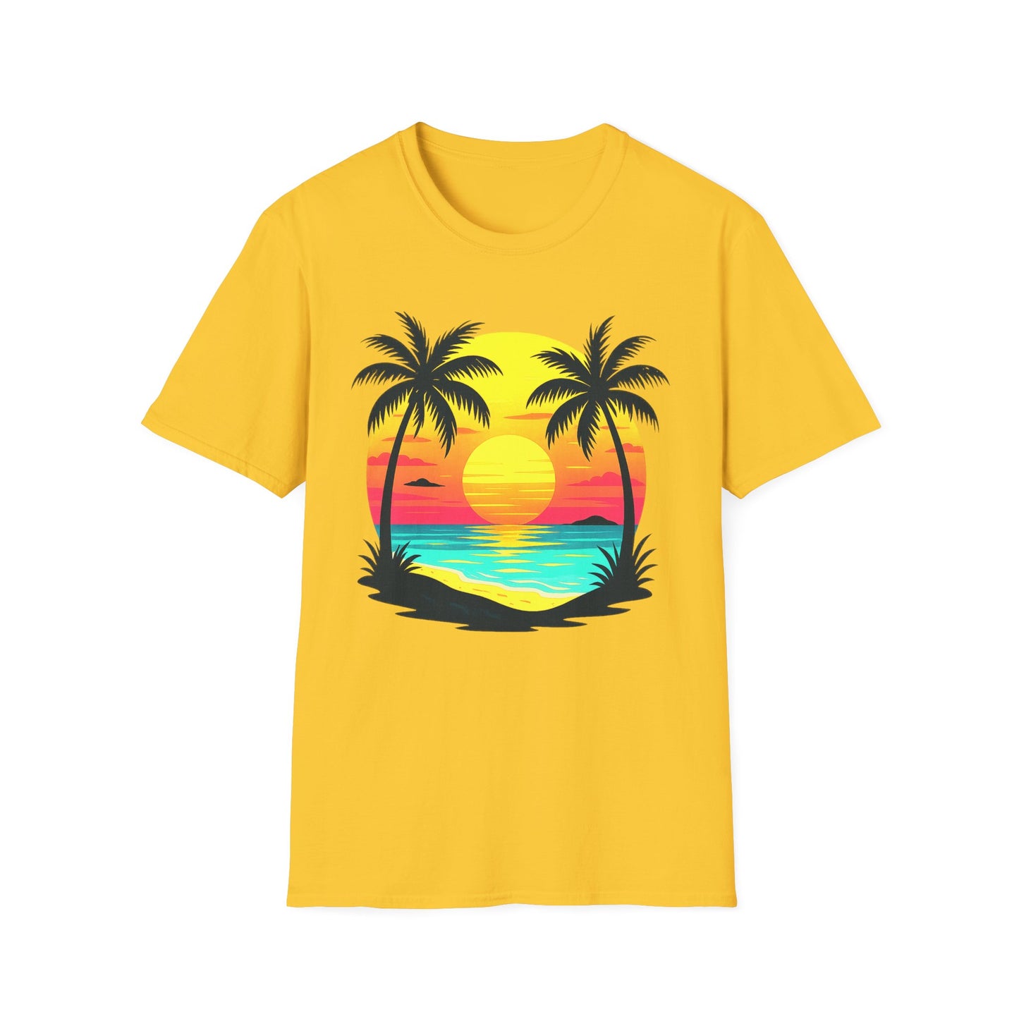 Tropical Beach Sunset T-Shirt