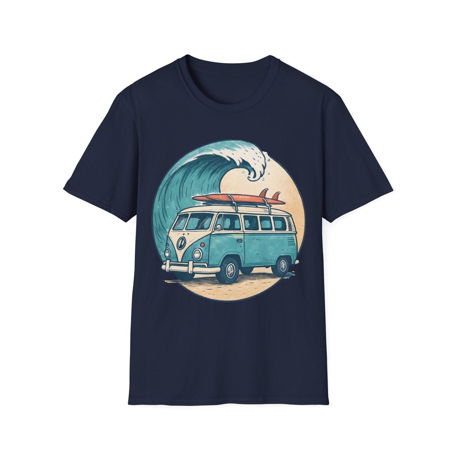 Beach Vintage Van T-Shirt