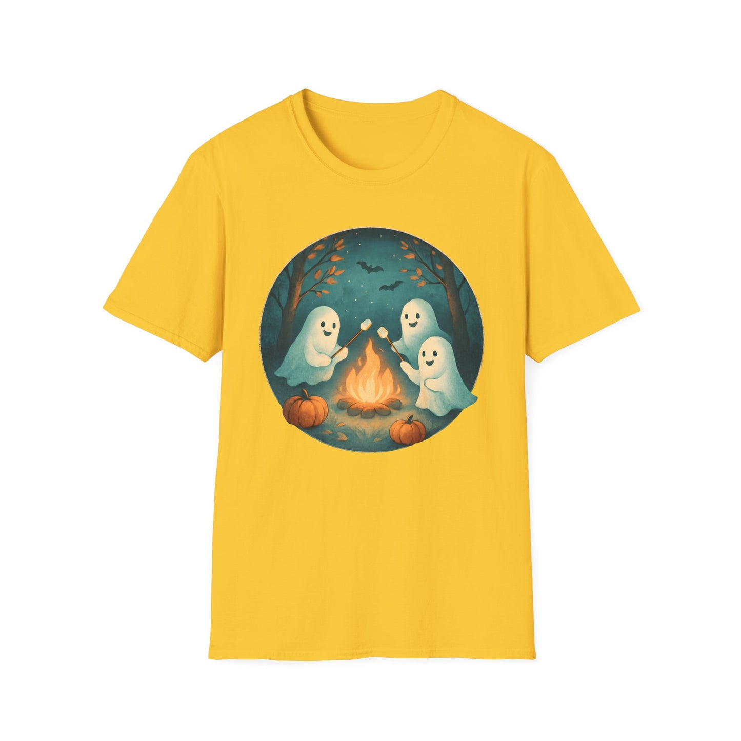 Cozy Ghosts By Campfire T-Shirt