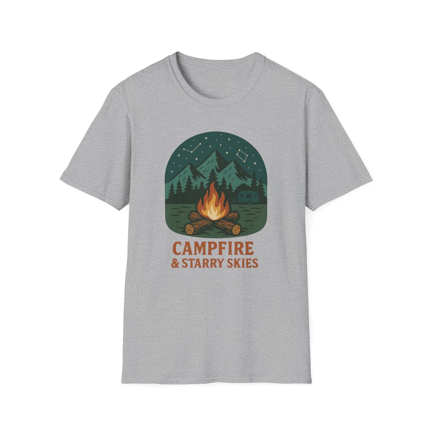 Campfire & Starry Skies T-Shirt