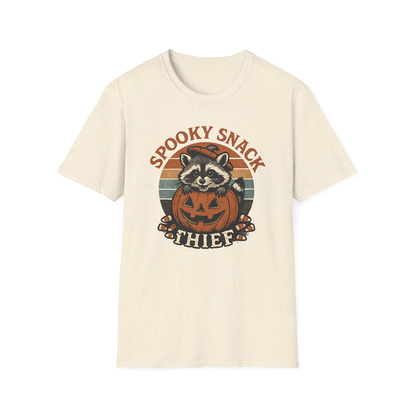 Spooky Snack Thief Racoon T-Shirt