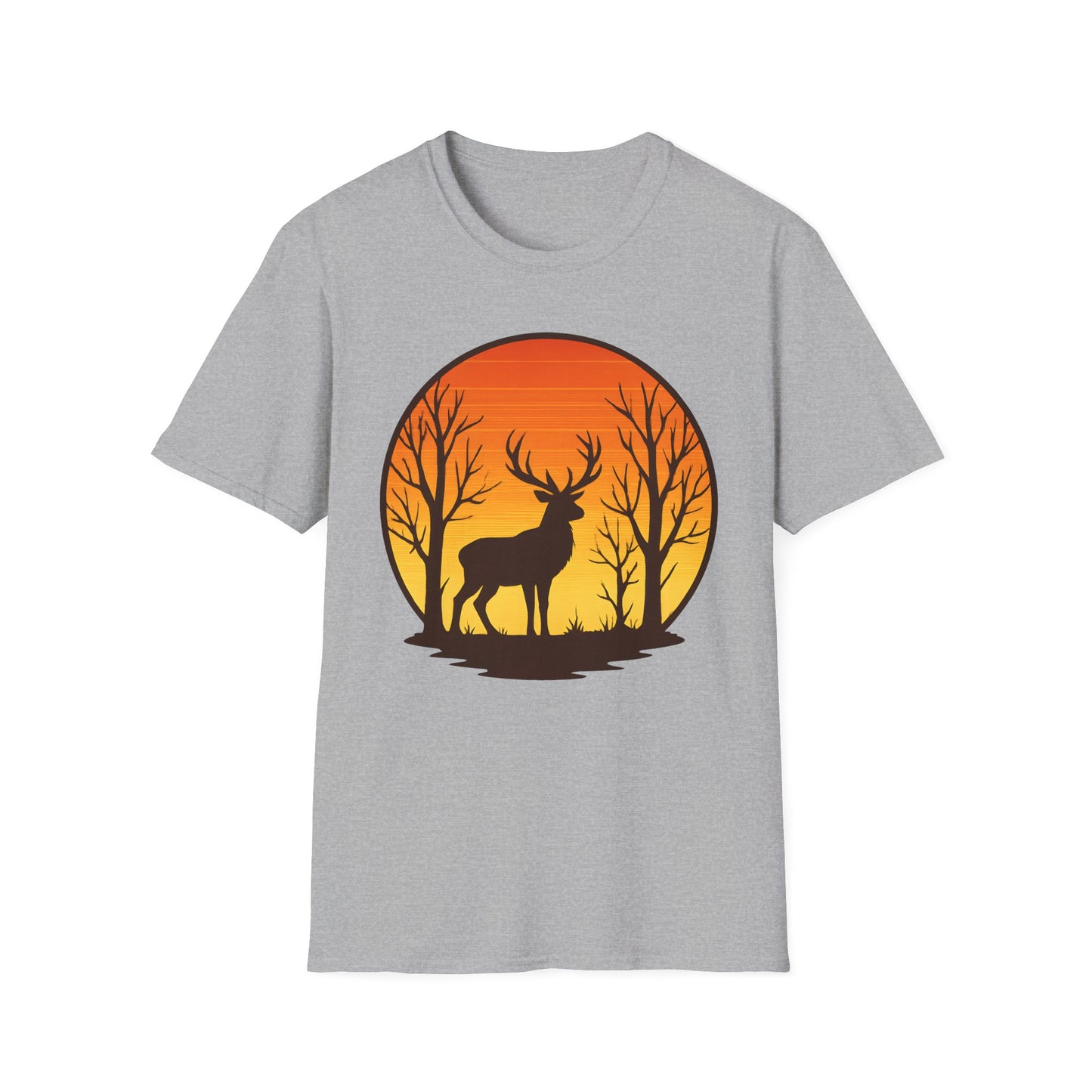 Deer At Dusk Silhouette T-Shirt