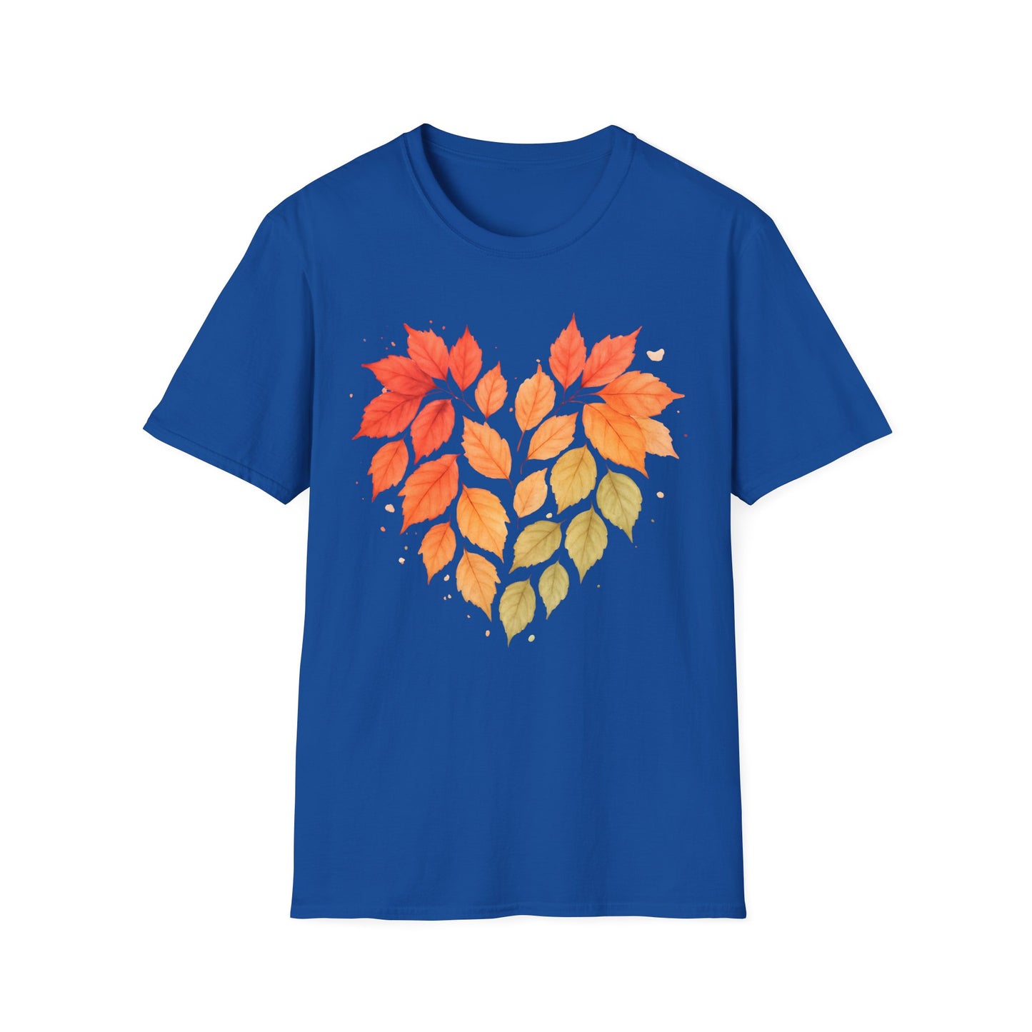 Autumn Heart Leaves T-Shirt