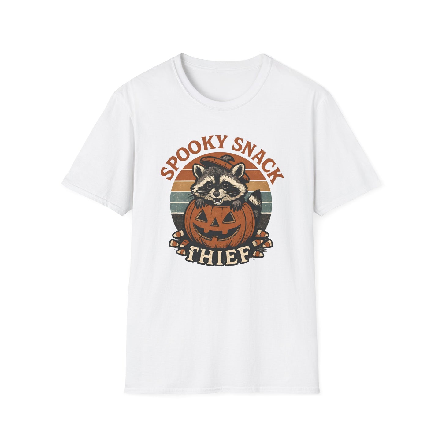 Spooky Snack Thief Racoon T-Shirt