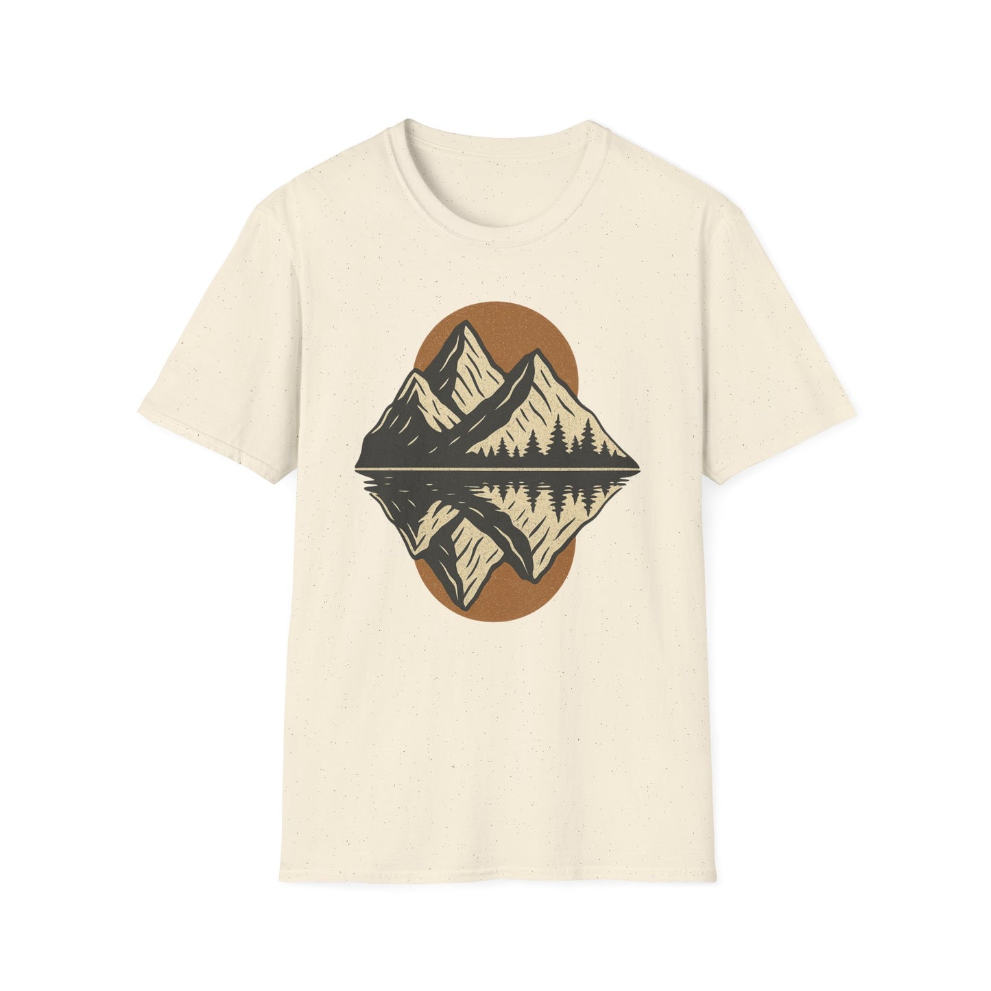 Mountains Mirrored Reflection T-Shirt