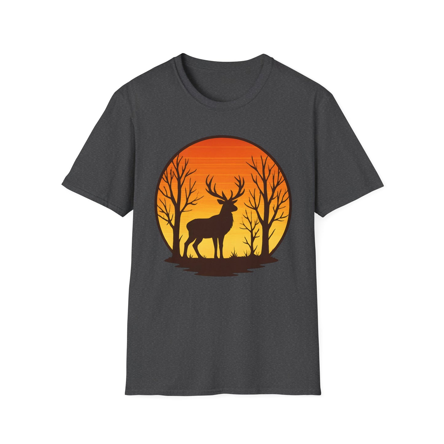Deer At Dusk Silhouette T-Shirt