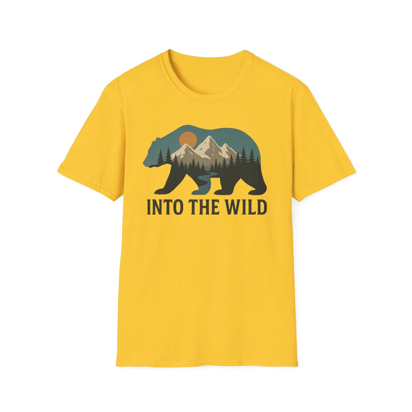 Bear Silhouette Into The Wild T-Shirt